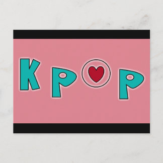 Carte Postale Musique KPOP