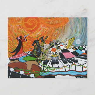 Carte Postale Musique sans Terre