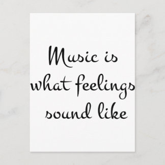 Carte Postale musiqueEstSentimentsSonsComme