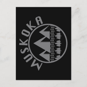 Carte Postale Muskoka Design - Stickers Carrés