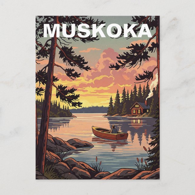 Carte Postale Muskoka Ontario Canada (Devant)