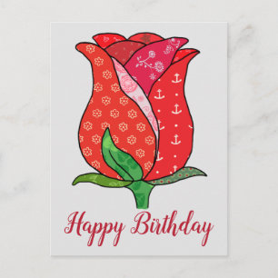 Carte Postale Musterrose