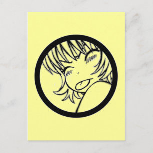 Carte Postale muuhh - mignon anime - kawaii >_<