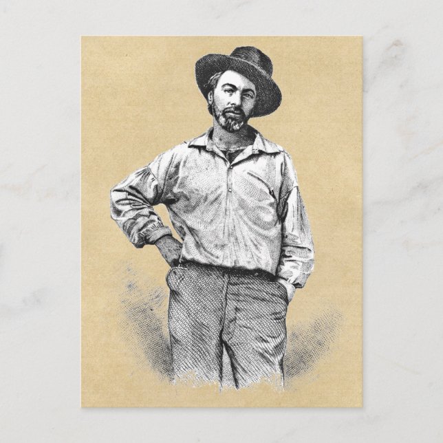 Carte Postale "My Barbaric Yawp" Citation de Walt Whitman (Devant)