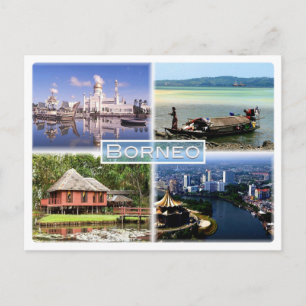 Carte Postale MY Brunei - Indonésie - Bornéo - Mosquée Omar Ali 