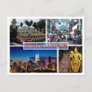 Carte Postale MY Kuala Lumpur - Mosquée Jamek - Petaling Street 