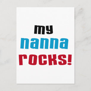 Carte Postale My Nanna Rocks T-shirts et cadeaux