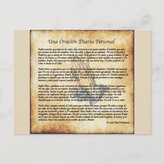 Carte Postale My Spanish Daily Prayer Collection (carte postale) (Devant)