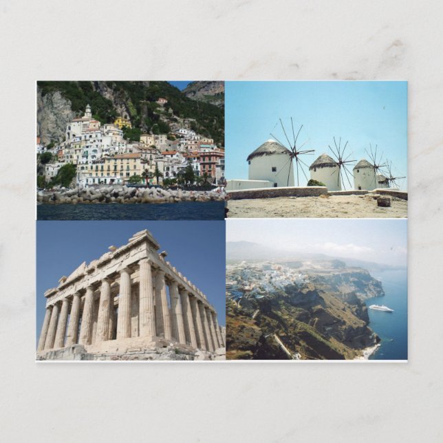 carte postale mykonos (Devant)