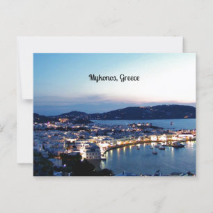 Carte Postale Mykonos, Grèce photo pittoresque