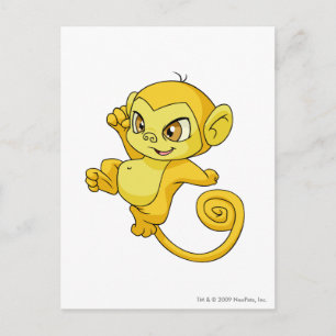 Carte Postale Mynci jaune