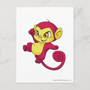 Carte Postale Mynci Rouge