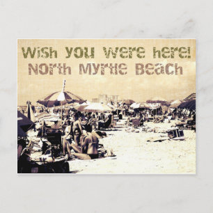 carte postale myrte nord plage carolina sud