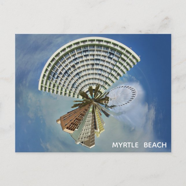 Carte Postale Myrtle Beach Caroline du Sud Panorama Voyage Photo (Devant)