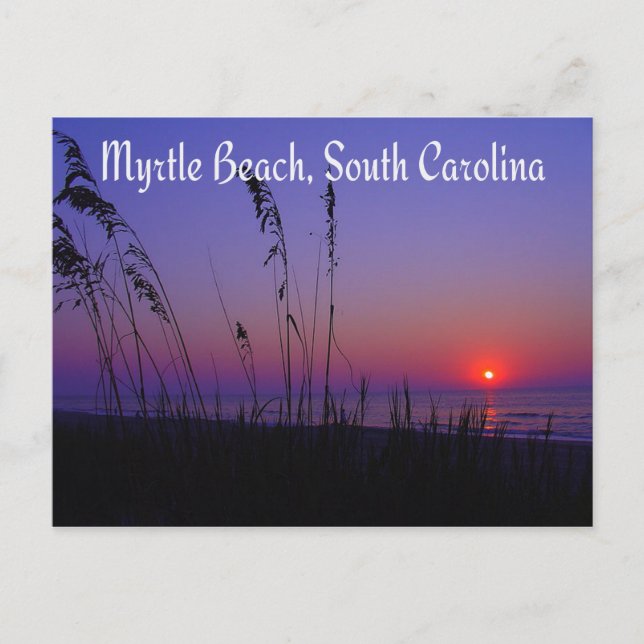 Carte postale Myrtle Beach South Carolina Sunrise (Devant)