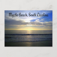 Carte postale Myrtle Beach South Carolina Sunrise