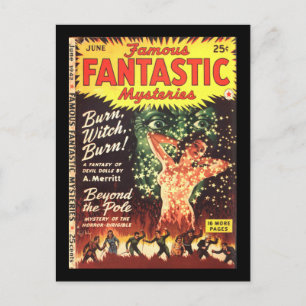 Carte Postale Mystères fantastiques célèbres 5_Pulp Art