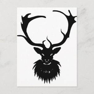 Carte Postale Mystérieux Stag