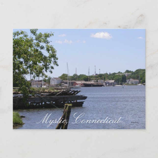 Carte Postale Mystic, Connecticut (Devant)