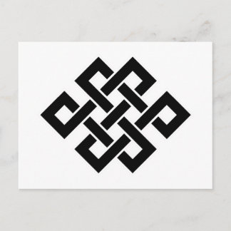 Carte Postale Mystic Knot - B&W 2
