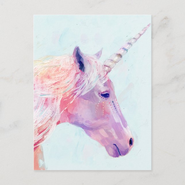 Carte Postale Mystic Unicorn (Devant)