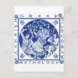 Carte Postale Mythologie grecque - Bleu