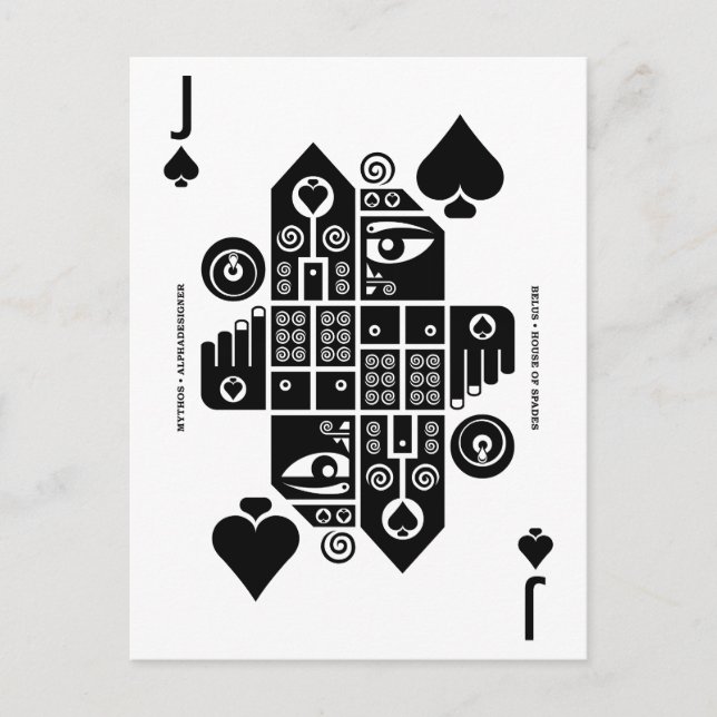 Carte Postale Mythos Belus Jack de pique (Devant)
