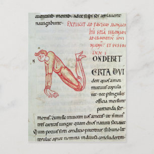 Carte Postale 'N' initial historique