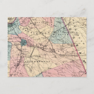 Carte Postale N le comté de Burlington, NJ