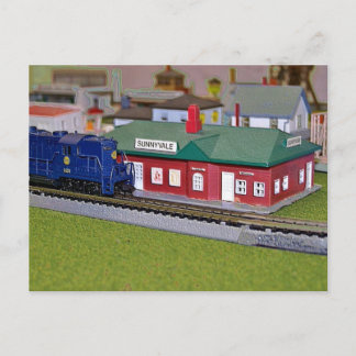Carte Postale N Scale Model Train Village