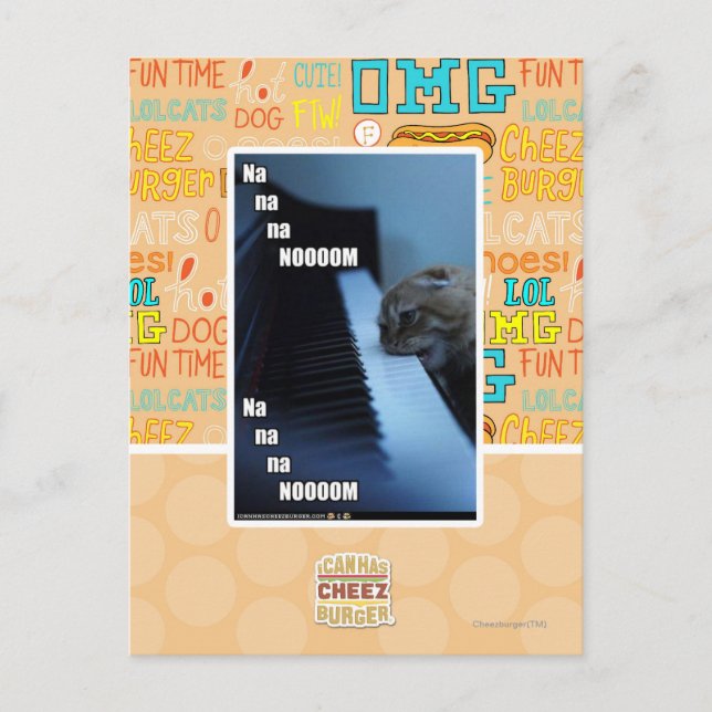 Carte Postale Na na na nooom (Devant)