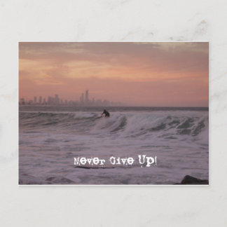 Carte Postale N'Abandonne Jamais !