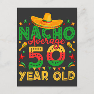 Carte Postale Nacho Moyenne 50 ans Cinco de Mayo