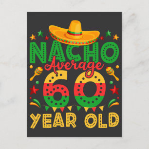 Carte Postale Nacho Moyenne 60 ans Cinco de Mayo