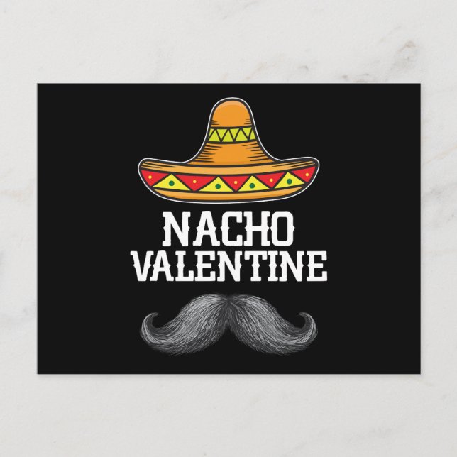 Carte Postale Nacho Valentines Day Mari espagnol mexicain (Devant)