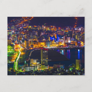 Carte Postale Nagasaki Japon la nuit