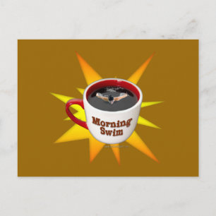 Carte Postale Nage du matin...