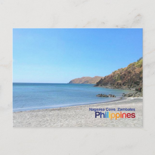 Carte postale Nagsasa Cove, Zambales Philippines (Devant)