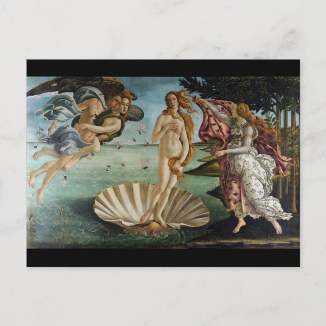 Carte Postale Naissance de Vénus par Botticelli (Devant)
