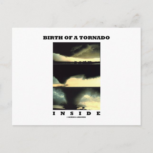 Carte Postale Naissance D'Une Tornade À L'Intérieur (Météorologi (Devant)