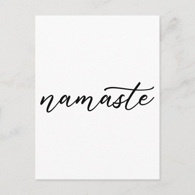 Carte Postale Namaste Yoga Lover Méditation Bouddhisme bouddhist (Devant)