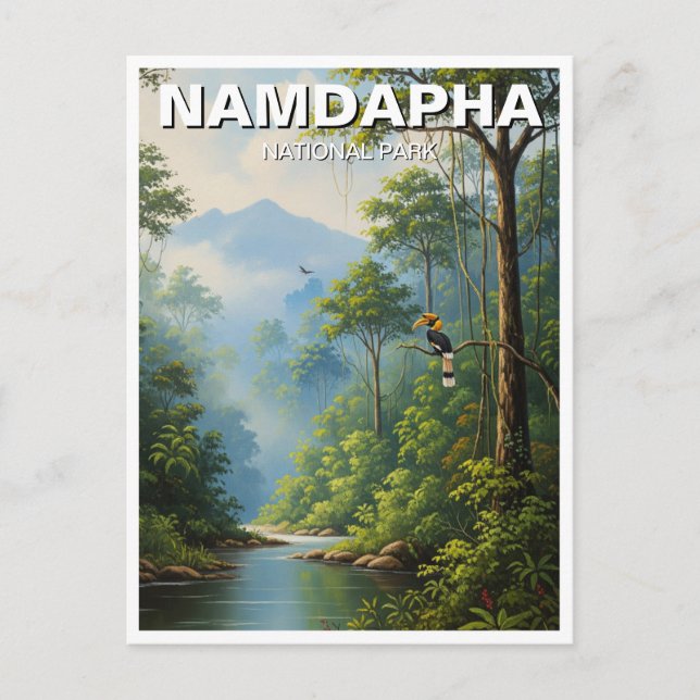 Carte Postale Namdapha National Park India Travel (Devant)