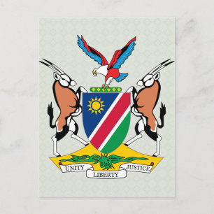 Carte Postale Namibie Détail des armoiries