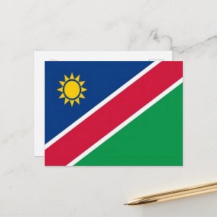 Carte Postale Namibie - Drapeau -