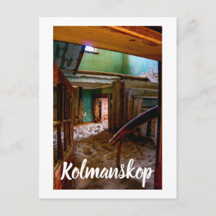 Carte Postale Namibie Kolmanskop House Dune Paysage Ville fantôm