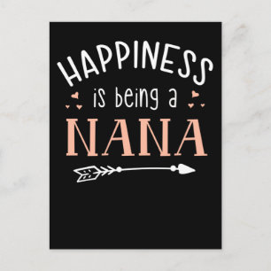 Carte Postale Nana Happiness Famille Grand-mère Amour