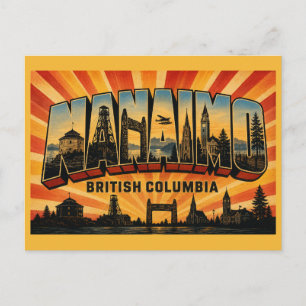 Carte Postale Nanaimo BC Harbour City