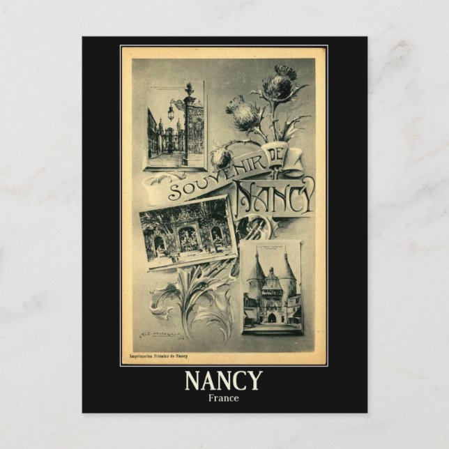 Carte Postale Nancy, France, Vintage (Devant)