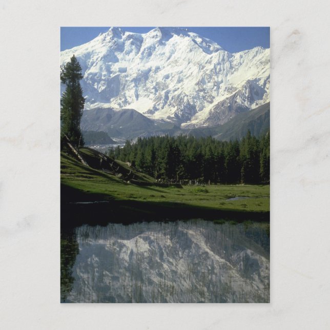 Carte Postale Nanga Parbat à Fairy Meadows, au nord du Pakistan (Devant)