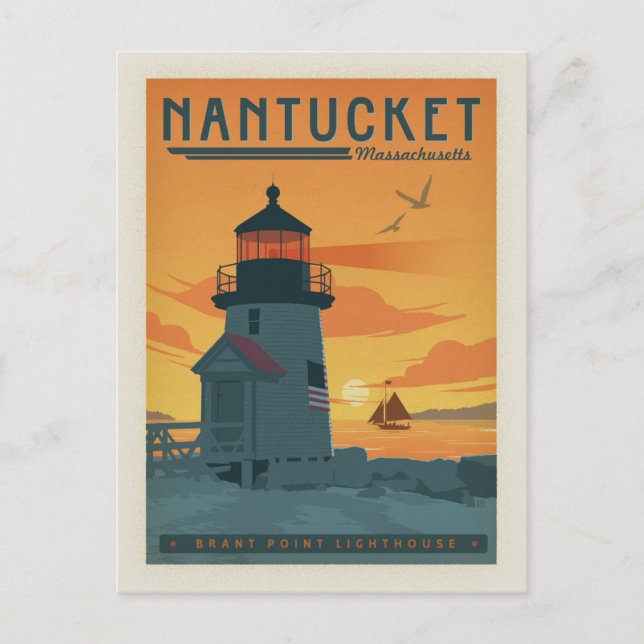Carte Postale Nantucket, MA (Devant)